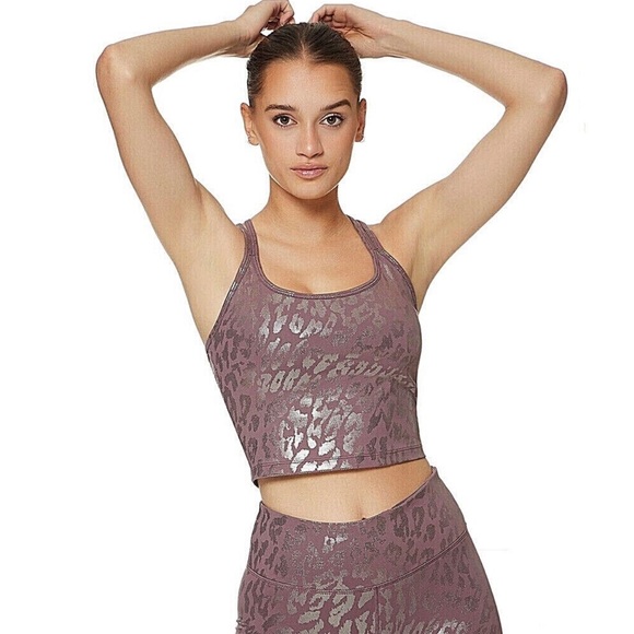 Calvin Klein Performance Metallic Tank Java M - Picture 1 of 7